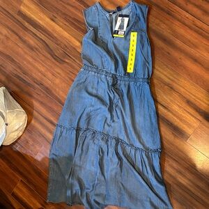 Lands' End Blue Maxi Dress